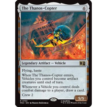 The Thanos-Copter (MSC-753) - Commander: Marvel Super Heroes Foil