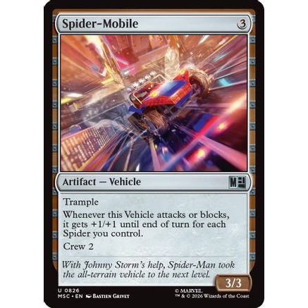 Spider-Mobile (MSC-826) - Commander: Marvel Super Heroes Foil