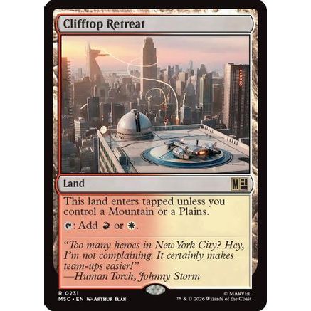 Clifftop Retreat (MSC-231) - Commander: Marvel Super Heroes