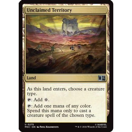 Unclaimed Territory (MSC-275) - Commander: Marvel Super Heroes
