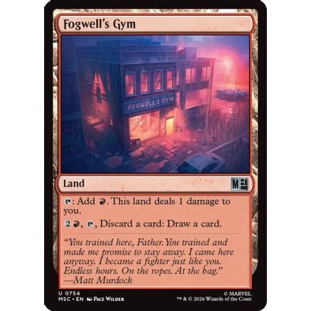 Fogwell's Gym (MSC-754) - Commander: Marvel Super Heroes