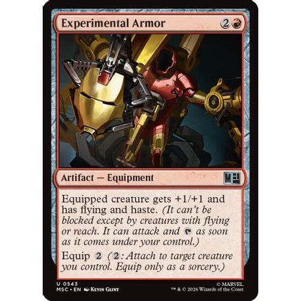 Experimental Armor (MSC-543) - Commander: Marvel Super Heroes