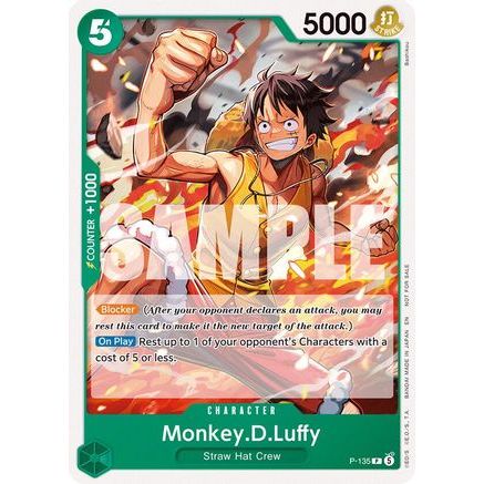 Monkey.D.Luffy (OP16 Release Event) (P-135) - One Piece Promotion Cards