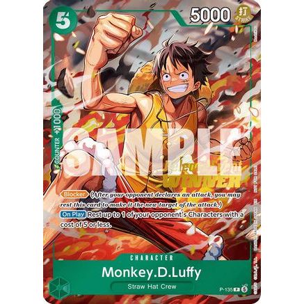 Monkey.D.Luffy (OP16 Release Event Winner) (P-135) - One Piece Promotion Cards Foil