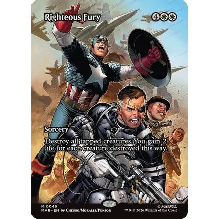 Righteous Fury (Borderless) (MAR-049) - Marvel Universe Eternal-Legal