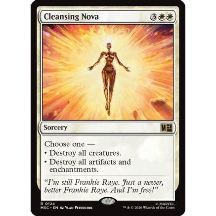 Cleansing Nova (MSC-124) - Commander: Marvel Super Heroes