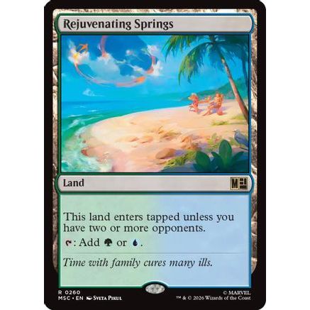 Rejuvenating Springs (Surge Foil) (MSC-260) - Commander: Marvel Super Heroes Foil