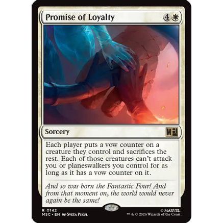 Promise of Loyalty (MSC-142) - Commander: Marvel Super Heroes