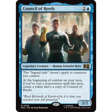 Council of Reeds (MSC-028) - Commander: Marvel Super Heroes