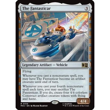 The Fantasticar (Surge Foil) (MSC-104) - Commander: Marvel Super Heroes Foil