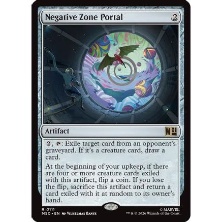 Negative Zone Portal (Surge Foil) (MSC-111) - Commander: Marvel Super Heroes Foil