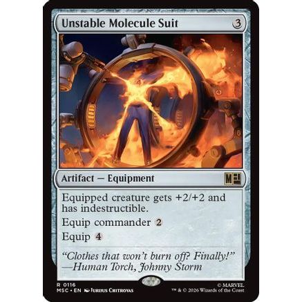 Unstable Molecule Suit (MSC-116) - Commander: Marvel Super Heroes