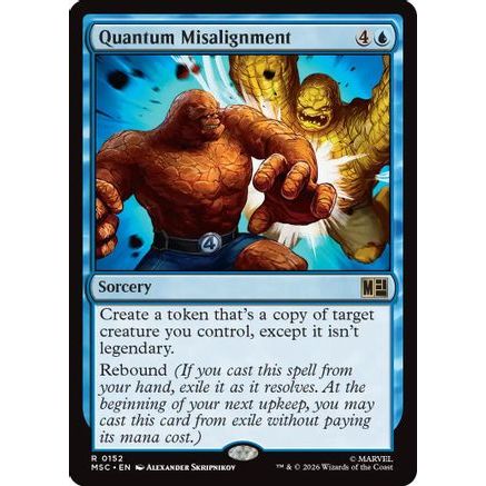 Quantum Misalignment (Surge Foil) (MSC-152) - Commander: Marvel Super Heroes Foil