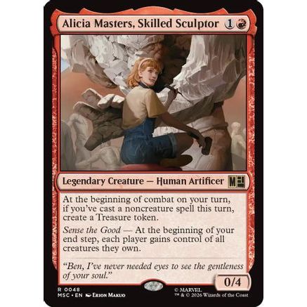 Alicia Masters, Skilled Sculptor (MSC-048) - Commander: Marvel Super Heroes