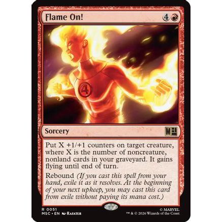 Flame On! (MSC-051) - Commander: Marvel Super Heroes