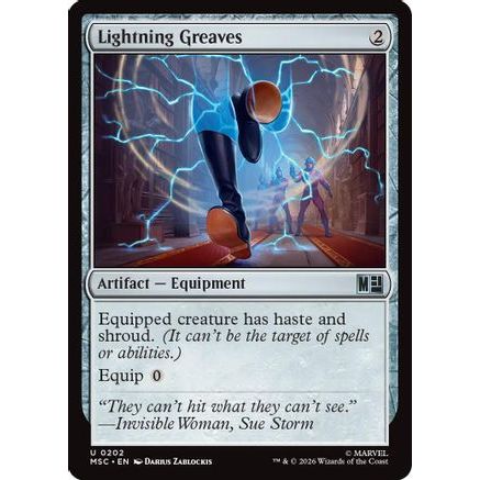 Lightning Greaves (MSC-202) - Commander: Marvel Super Heroes