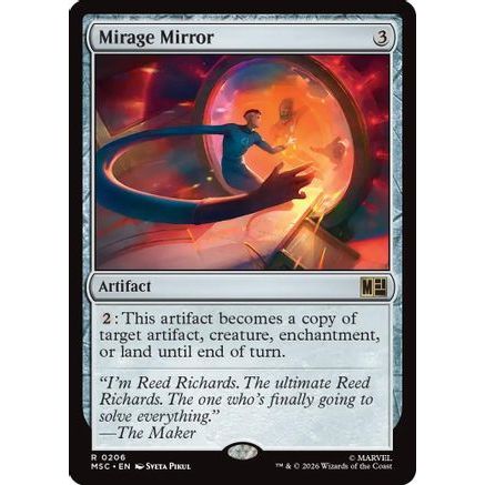 Mirage Mirror (Surge Foil) (MSC-206) - Commander: Marvel Super Heroes Foil