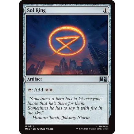Sol Ring (0212) (MSC-212) - Commander: Marvel Super Heroes