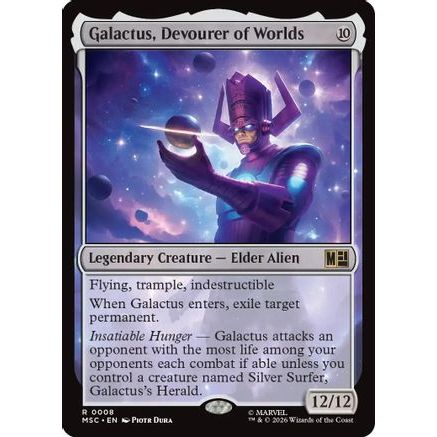 Galactus, Devourer of Worlds (MSC-008) - Commander: Marvel Super Heroes