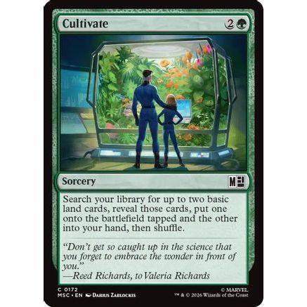 Cultivate (Surge Foil) (MSC-172) - Commander: Marvel Super Heroes Foil
