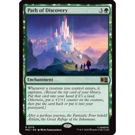 Path of Discovery (Surge Foil) (MSC-179) - Commander: Marvel Super Heroes Foil