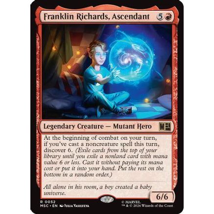 Franklin Richards, Ascendant (MSC-052) - Commander: Marvel Super Heroes