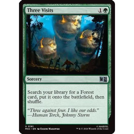 Three Visits (MSC-181) - Commander: Marvel Super Heroes