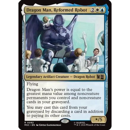 Dragon Man, Reformed Robot (Surge Foil) (MSC-082) - Commander: Marvel Super Heroes Foil