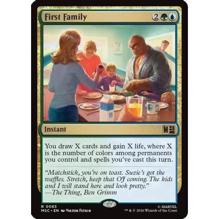 First Family (MSC-083) - Commander: Marvel Super Heroes
