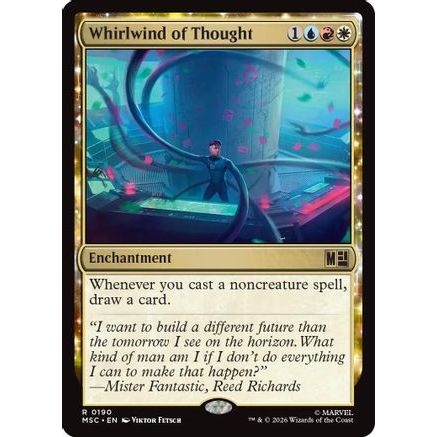 Whirlwind of Thought (Surge Foil) (MSC-190) - Commander: Marvel Super Heroes Foil