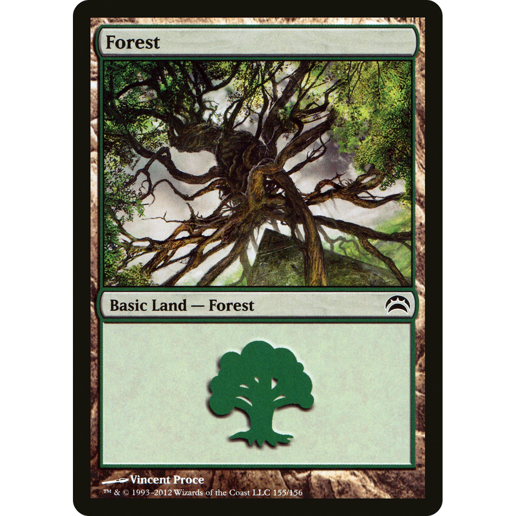 Forest (155) (PC2-155) - Planechase 2012 Foil