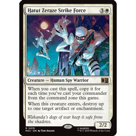Hatut Zeraze Strike Force (Surge Foil) (MSC-015) - Commander: Marvel Super Heroes Foil