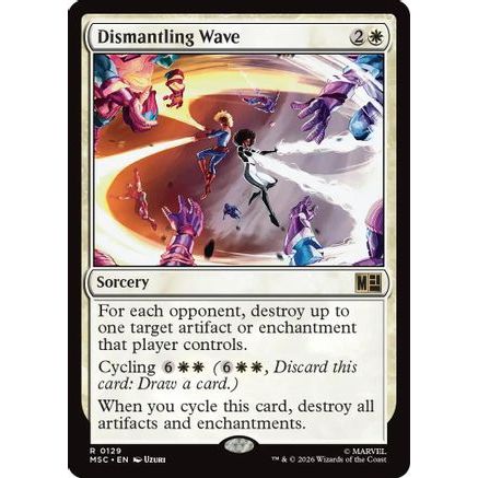 Dismantling Wave (Surge Foil) (MSC-129) - Commander: Marvel Super Heroes Foil