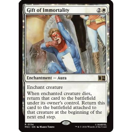 Gift of Immortality (Surge Foil) (MSC-134) - Commander: Marvel Super Heroes Foil