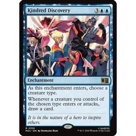 Kindred Discovery (Surge Foil) (MSC-150) - Commander: Marvel Super Heroes Foil