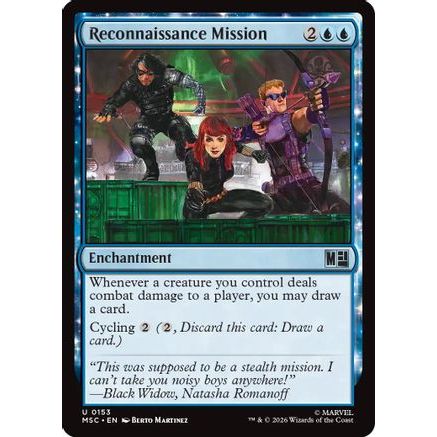 Reconnaissance Mission (Surge Foil) (MSC-153) - Commander: Marvel Super Heroes Foil