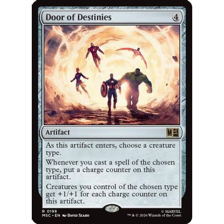 Door of Destinies (Surge Foil) (MSC-198) - Commander: Marvel Super Heroes Foil