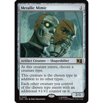 Metallic Mimic (Surge Foil) (MSC-203) - Commander: Marvel Super Heroes Foil