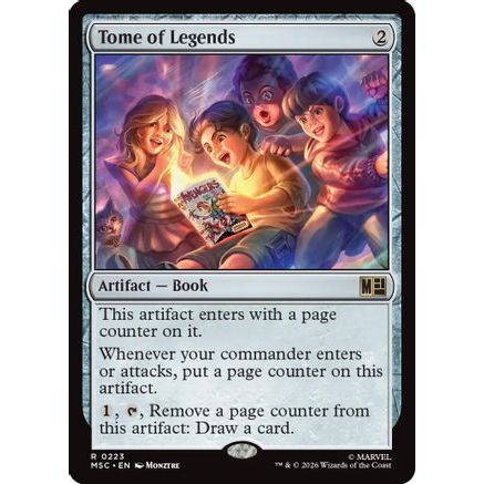 Tome of Legends (Surge Foil) (MSC-223) - Commander: Marvel Super Heroes Foil