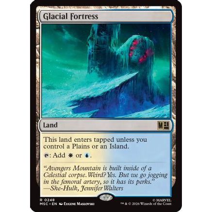 Glacial Fortress (Surge Foil) (MSC-248) - Commander: Marvel Super Heroes Foil