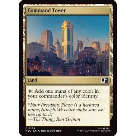 Command Tower (0234) (MSC-234) - Commander: Marvel Super Heroes
