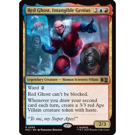 Red Ghost, Intangible Genius (Surge Foil) (MSC-092) - Commander: Marvel Super Heroes Foil