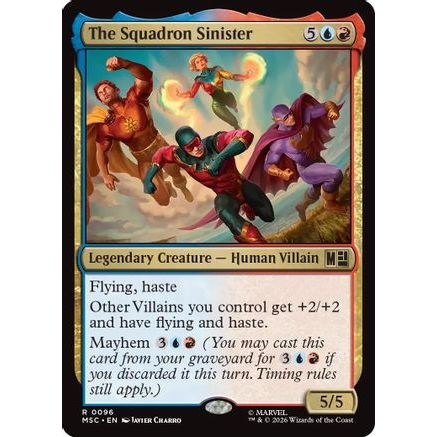 The Squadron Sinister (Surge Foil) (MSC-096) - Commander: Marvel Super Heroes Foil