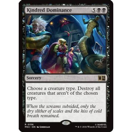 Kindred Dominance (MSC-156) - Commander: Marvel Super Heroes