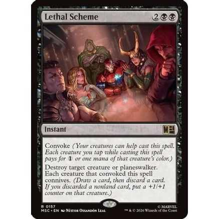 Lethal Scheme (MSC-157) - Commander: Marvel Super Heroes