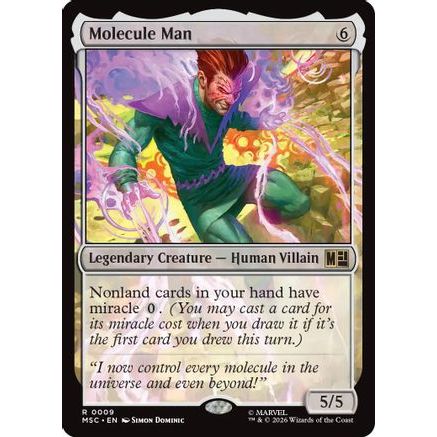 Molecule Man (Surge Foil) (MSC-009) - Commander: Marvel Super Heroes Foil