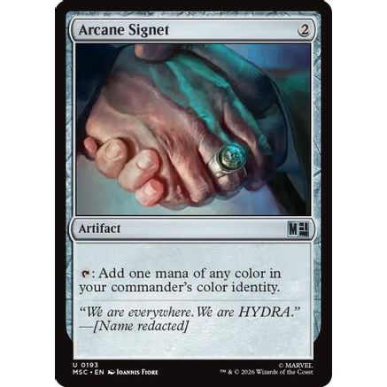 Arcane Signet (0193) (MSC-193) - Commander: Marvel Super Heroes