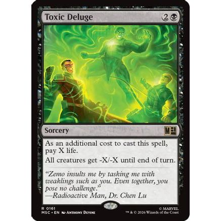 Toxic Deluge (MSC-161) - Commander: Marvel Super Heroes