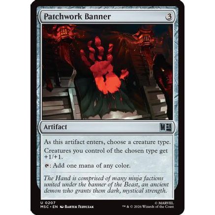Patchwork Banner (MSC-207) - Commander: Marvel Super Heroes