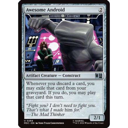 Awesome Android - Containment Construct (Surge Foil) (MSC-284) - Commander: Marvel Super Heroes Foil